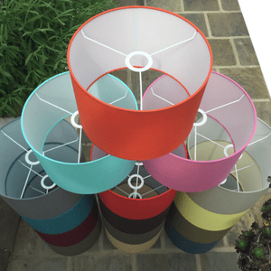 Various Colours of Drum Lamp Shade