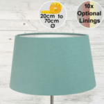 Turquoise French Drum Lampshade
