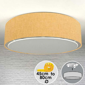 Gold Ceiling Light for Low Ceilings
