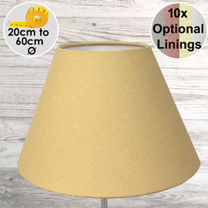 Standard Lampshade in Gold