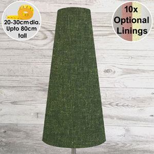 Green Cone Bedside Lampshade
