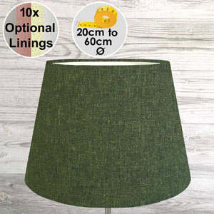 Green Tapered Drum Shade