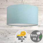 Pale Blue Extra Large Drum Lampshade