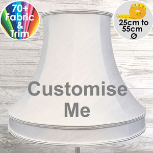 Custom Made Retro Lampshade in Black