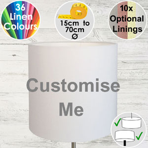 Extra large tall drum lampshade