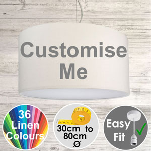 extra large drum lampshade in 36 colours