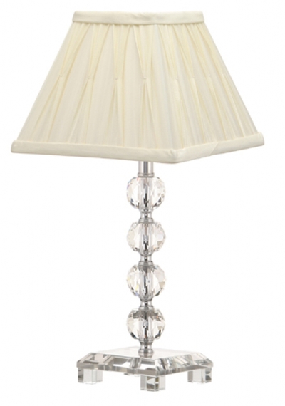 Crystal Glass Ball Table Lamp Square, Glass Ball Table Lamps Uk