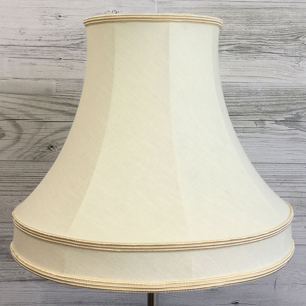 Beige Skirted Bowed Empire Lampshade