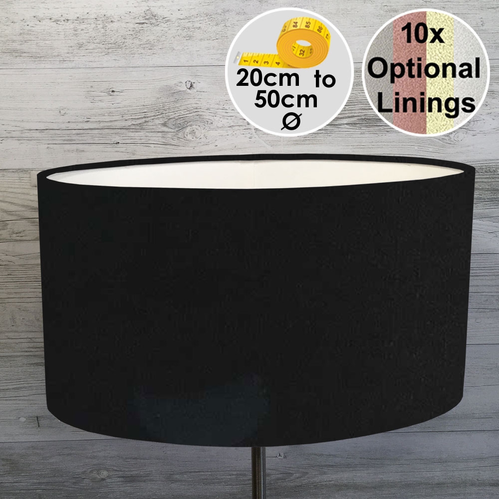 Black Oval Lampshade