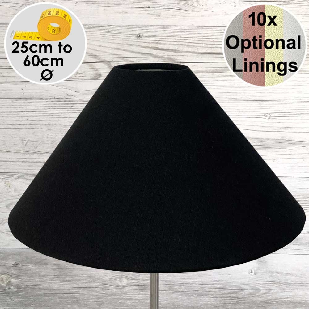 Coolie Lamp Shade Black