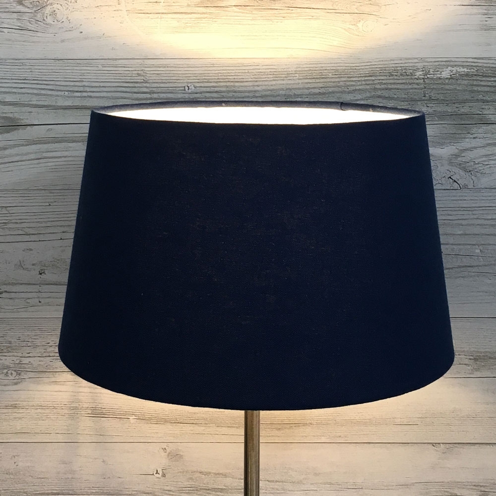 Aria Blue Linen Lamp Shade