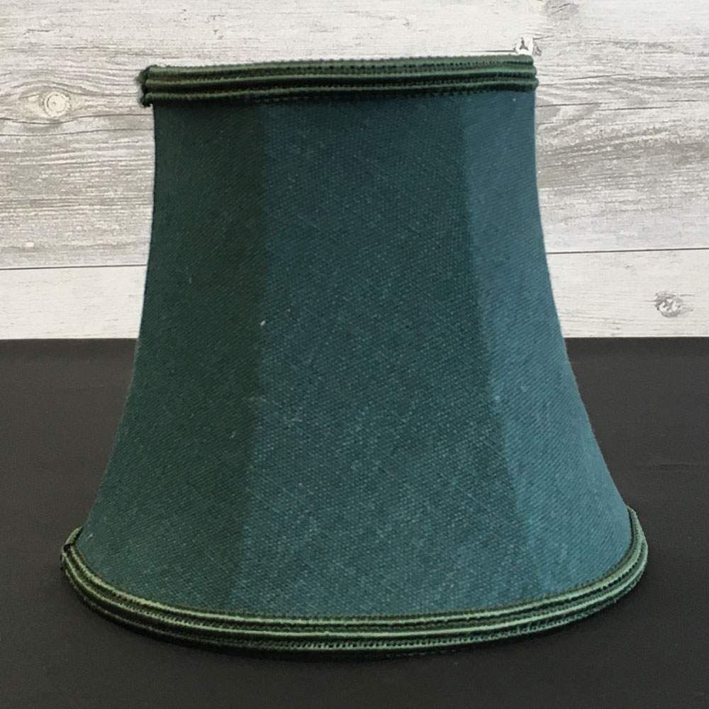 Dark Green Bowed Candle Lampshade