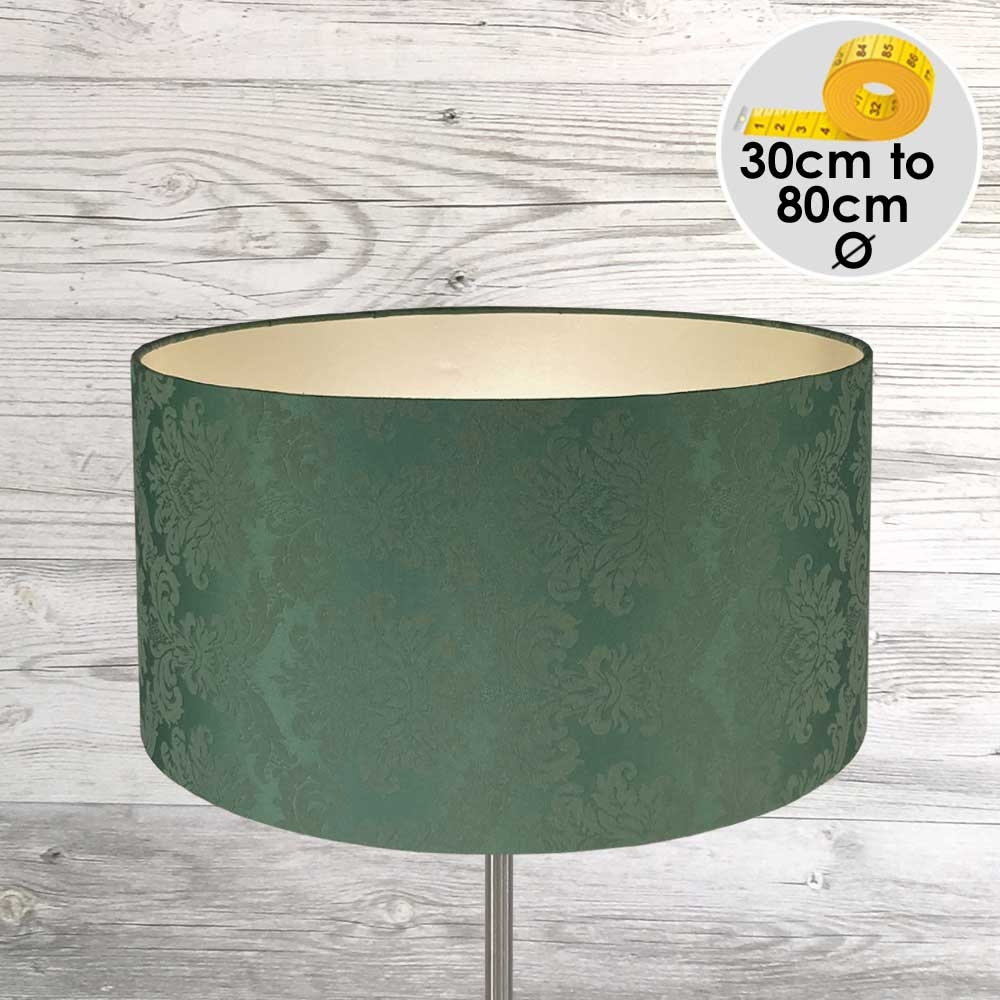 Darcy Drum Shade Forest on Champagne	