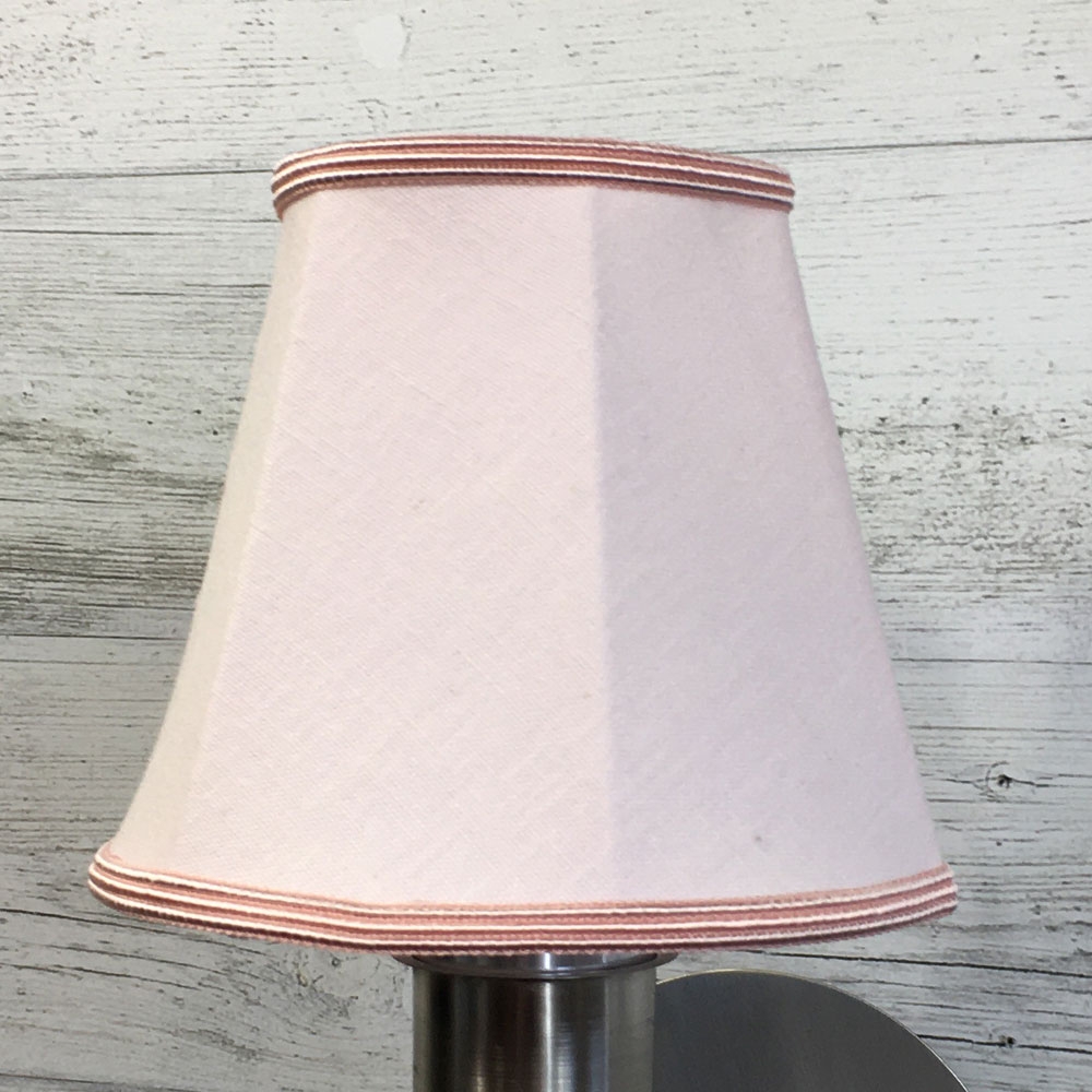 Pale Pink Candle Lampshade