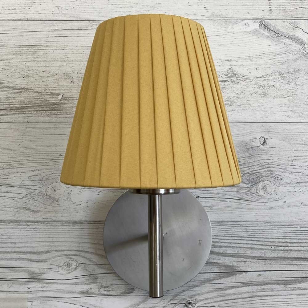 Gold Pleated Candle Clip Lampshade