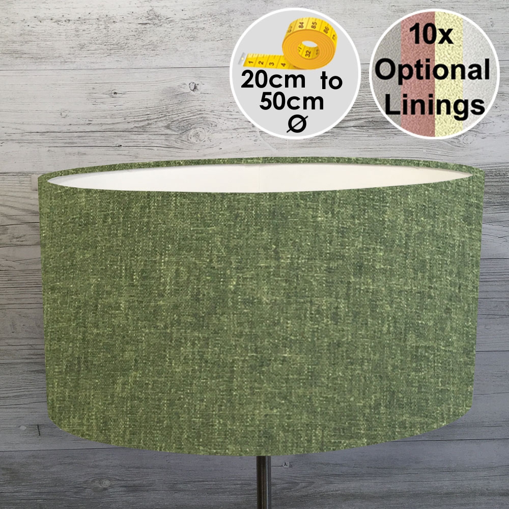 Green Oval Lampshade