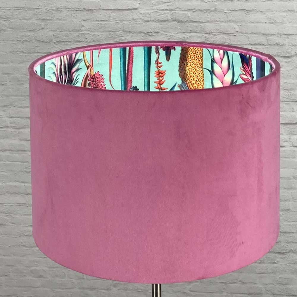 Hot Pink Borneo Lamp Shade		