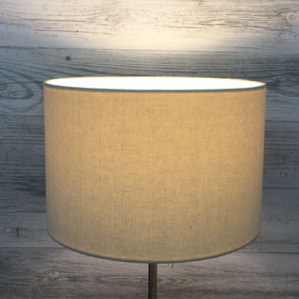 Aura Ivory Drum Table Lampshade