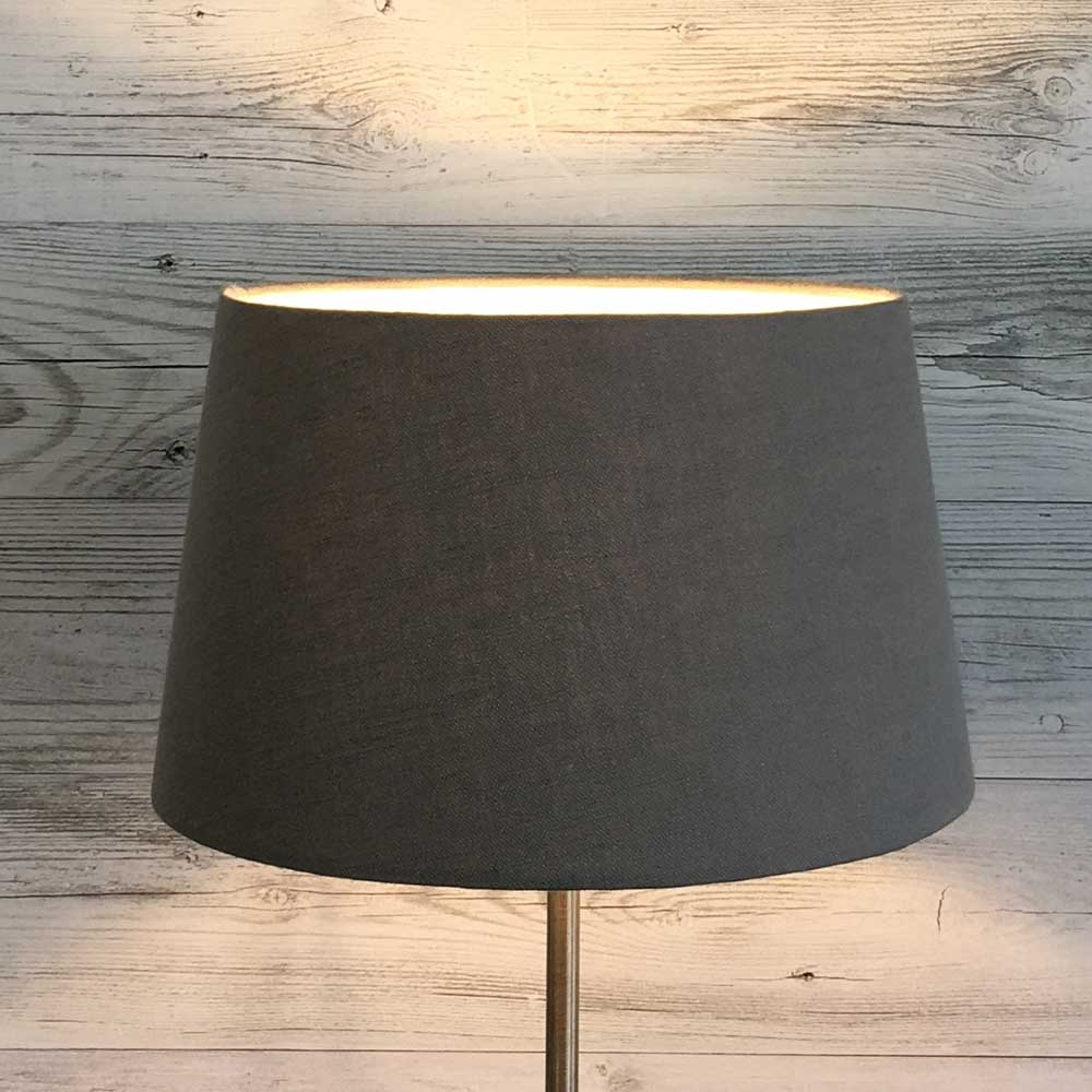 Aria Light Grey Linen Lampshade
