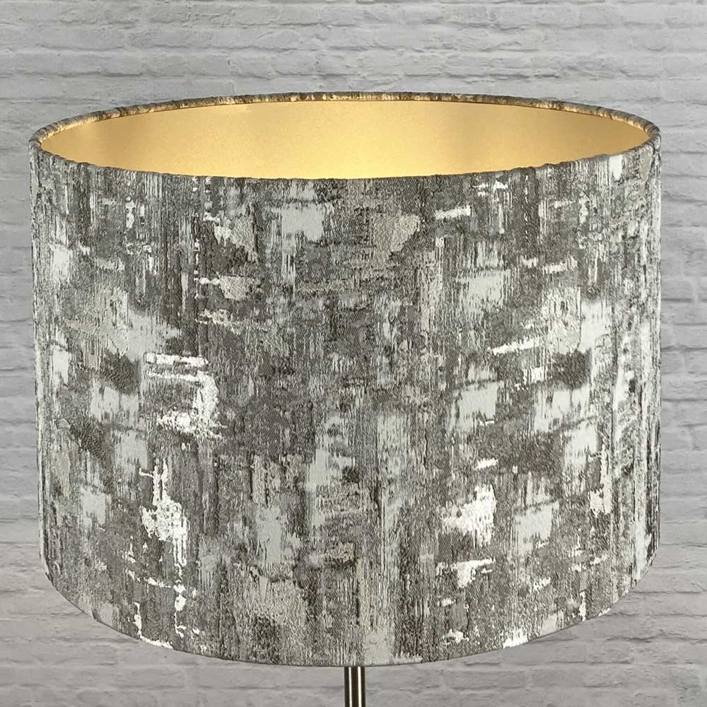 Luxe Drum Shade Mocha & Gold