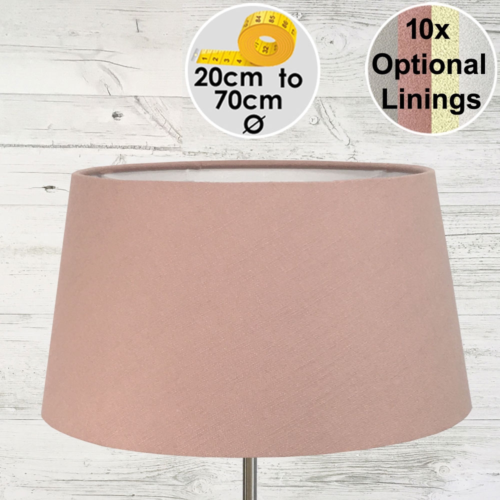 Aria Pink Linen Lamp Shade