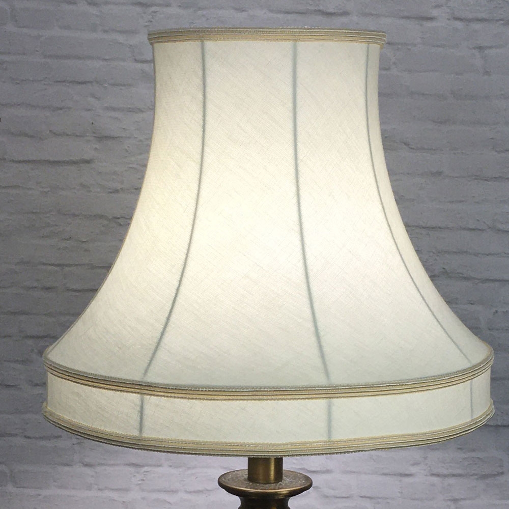 Beige Skirted Bowed Empire Lampshade