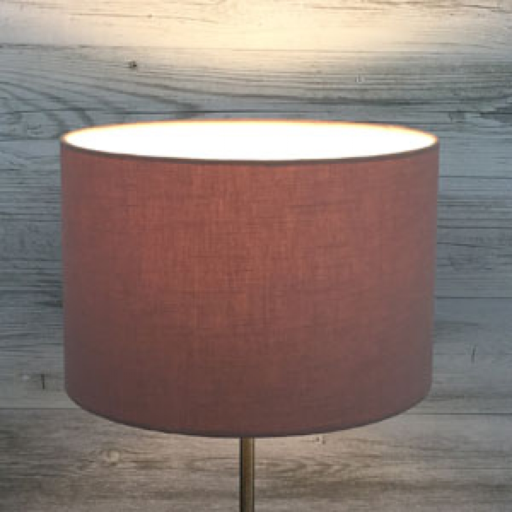 Aura Pink Drum Table Lampshade