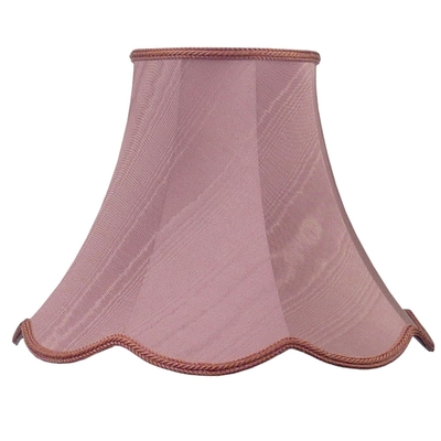 Scalloped Bowed Empire Pink Moire