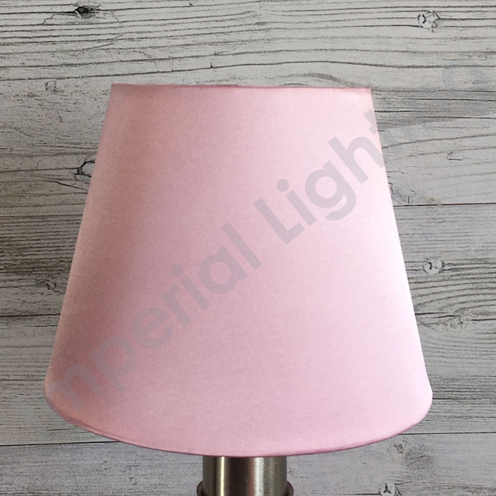 Silk-Effect Candle shade Baby Pink