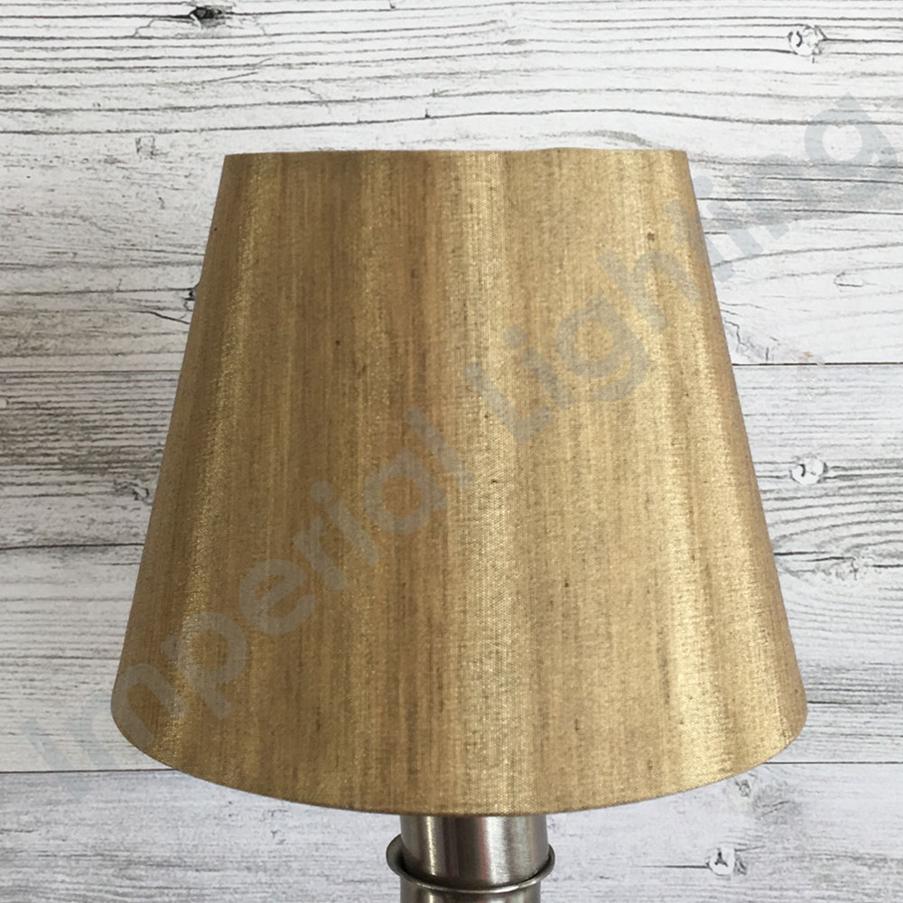 Silk-Effect Candle shade Gold