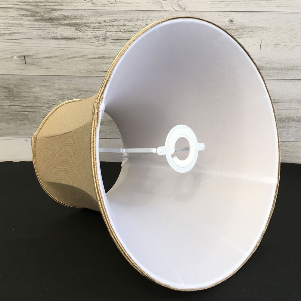 Taupe Bowed Empire Lampshade