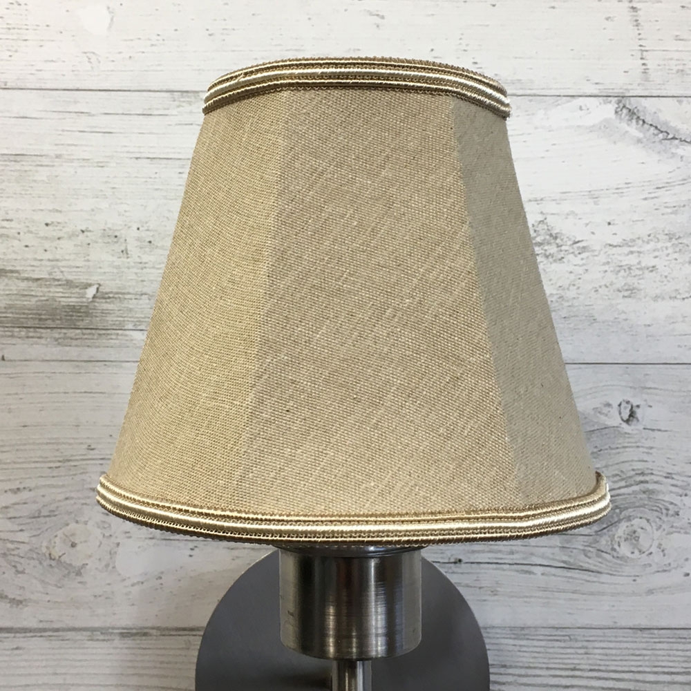 Taupe Candle Lampshade