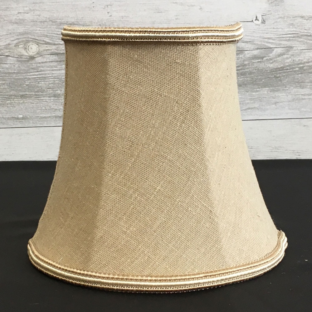 Taupe Bowed Candle Clip Shade