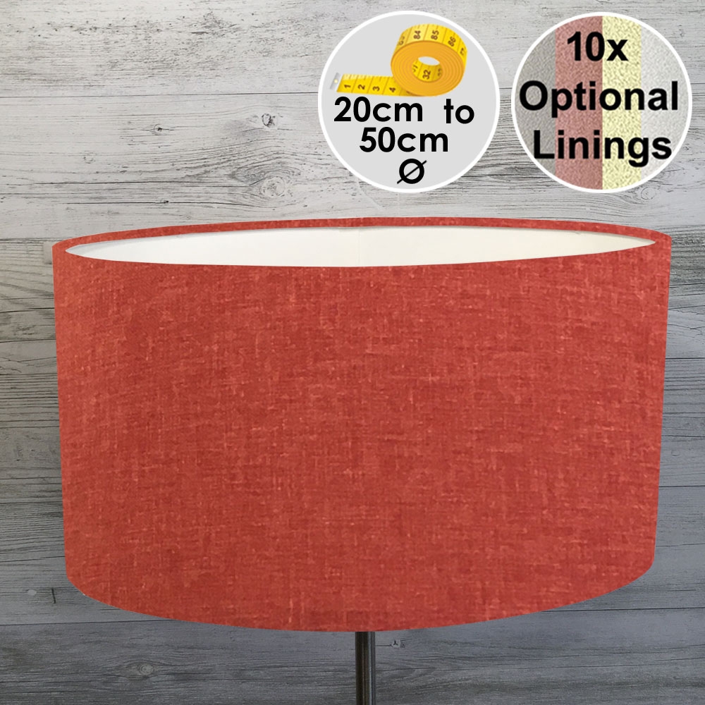 Terracotta Oval Lampshade