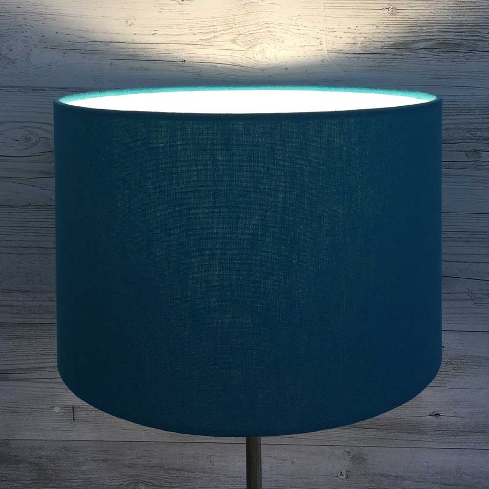 Aura Drum Table Lampshade Turquoise