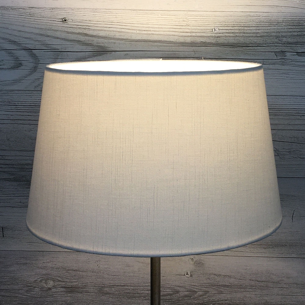 Aria White Linen Lamp Shade
