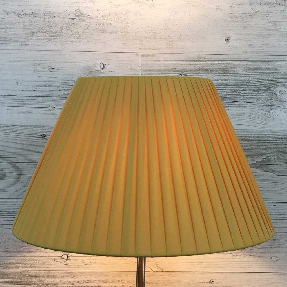 Gold Pleated Lampshade