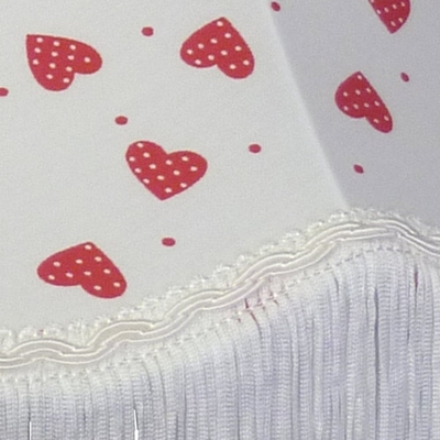Cotton Lampshade Strawberry Heart